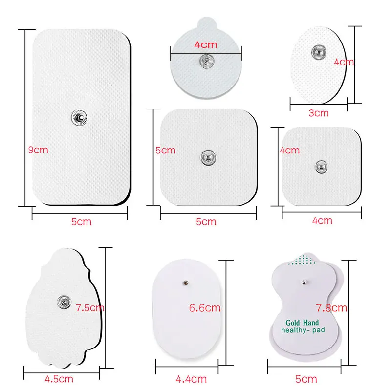 Electrode Pads Muscle Stimulator Massage Gel Pads Muscle Massager Massage Tool Magnetic Massage Patch 10/20pcs