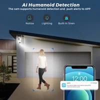 Caméra Wifi 8MP 4K PTZ double objectif avec double écran HD 10MP 5K Ai détection humaine suivi automatique caméra de Surveillance extérieure sans fil 4