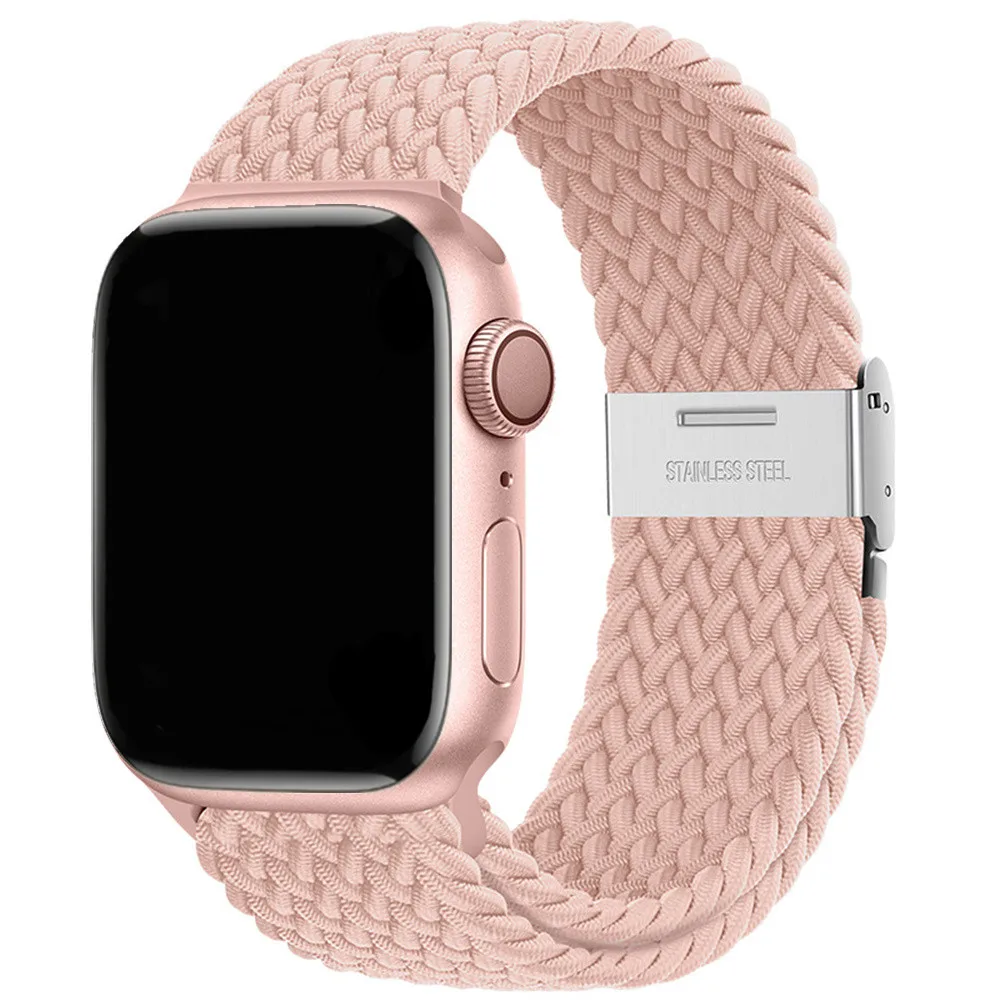 Braided Nylon Strap for Apple Watch - Vibrant and Durable Bracelet