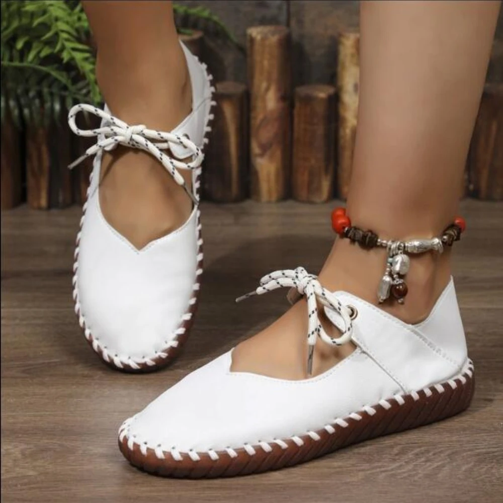 Black Women Casual Flats Shoes Fashion Sneakers Femme Lace Up Walking Sport Shoes Summer New Designer Running Shoes Zapatillas