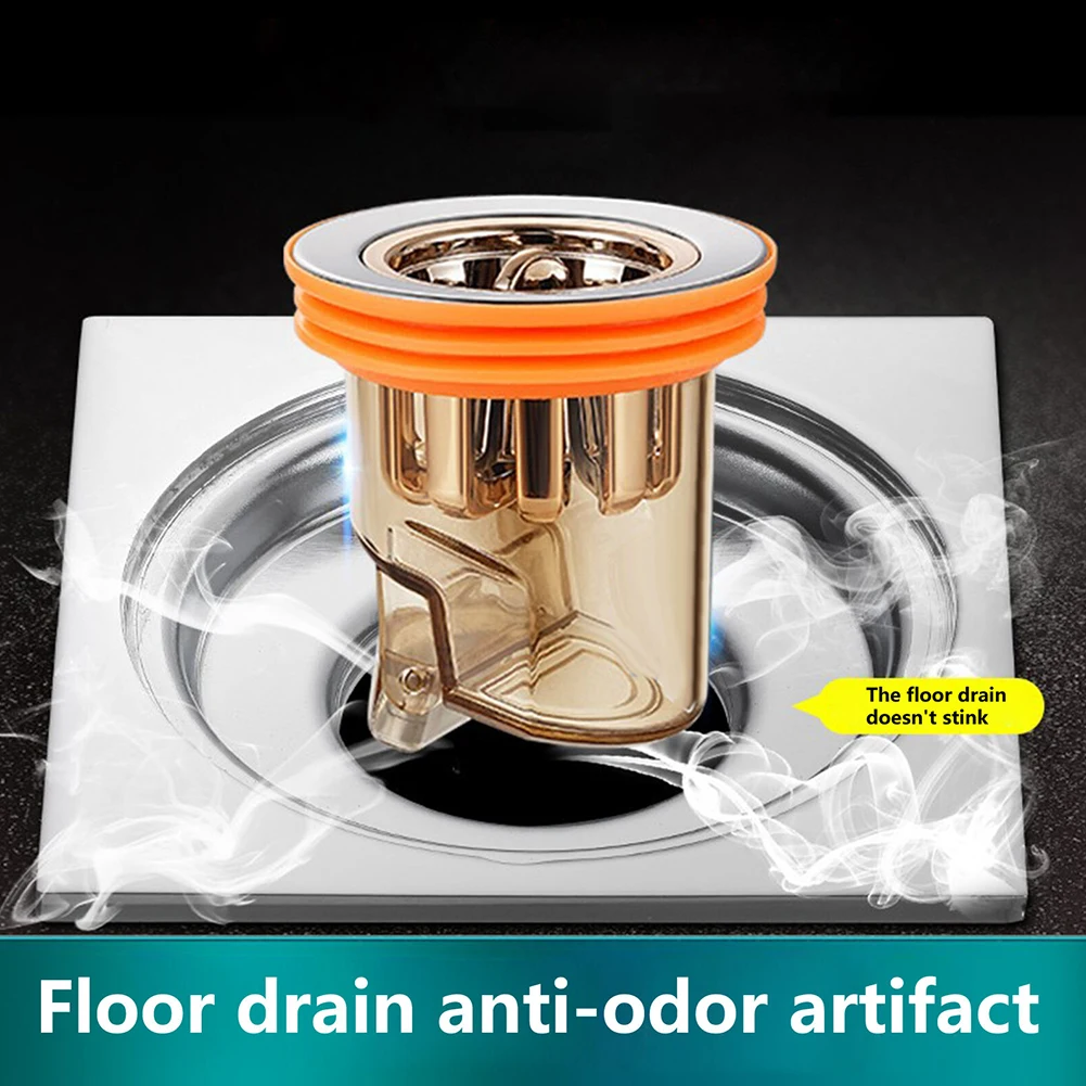 

Odor Proof Floor Drain Core Silicone Shower Floor Drain Plug Insect Proof Hairpin Plug For DN40 50MM Pipes Sewer Water Seal
