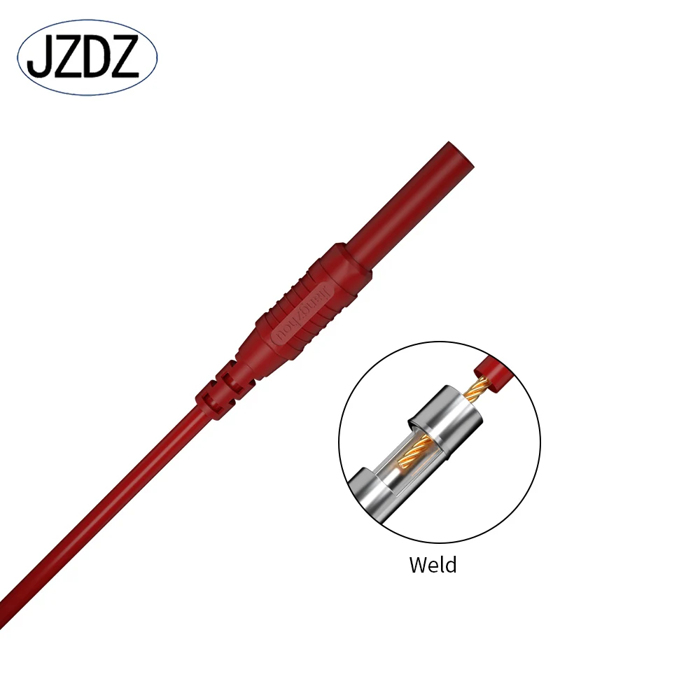 JZDZ 10pcs 4mm Banana Plug Female Socket Copper Extension Cord Connector  DIY Electrical Connector J.10051
