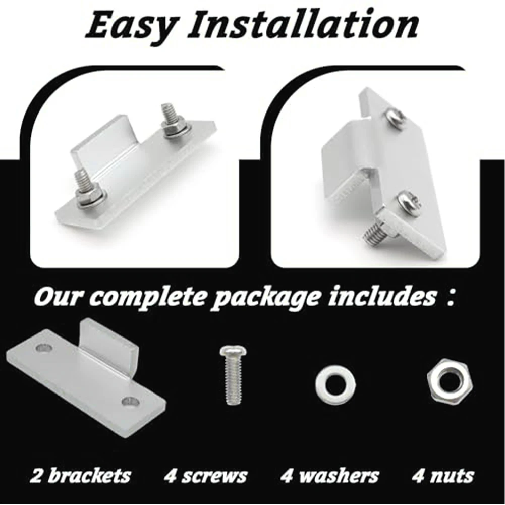 Scharnier-Ersatzkit für Technics Plattenspieler-Staubschutzabdeckungen, passend für SL D2, SL Q2, SL 3200 Modelle mit komplettem Montagezubehör-Set. – Detail 3