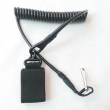 

Airsoft Coil Sling Military Backpack Hunt Pistol Tool Elastic Belt Spring Rope Lanyard Strap Bag Gun Handgun Shooting