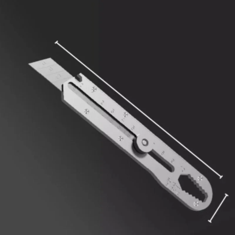 유틸리티 나이프 스크레이퍼 리무버 스테인레스 스틸 10 in 1 사무실 홈 청소용 멀티 도구 삽 렌치 스크루 드라이버 병 열기