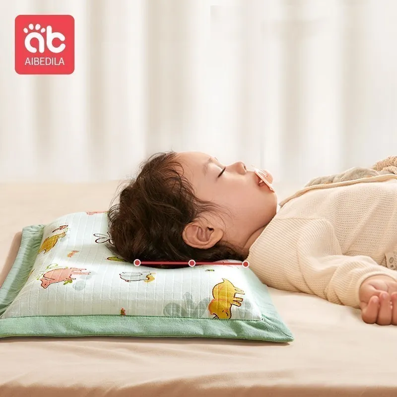 AIBEDILA Pillows for Babies Newborn Baby Articles Double-sided Available for All Seasons Baby Pillows Bedding Sleeping AB8167 6