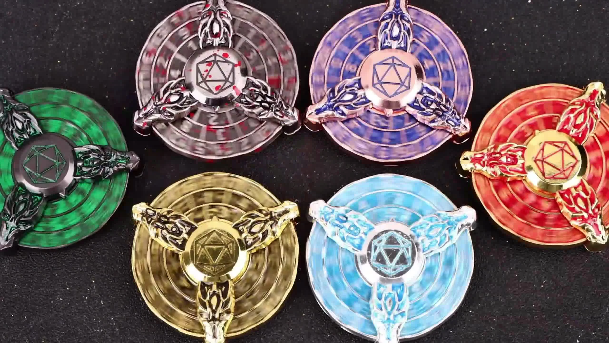 INNÔPLUS Fidget Spinner, resistente acero inoxidable construcción de