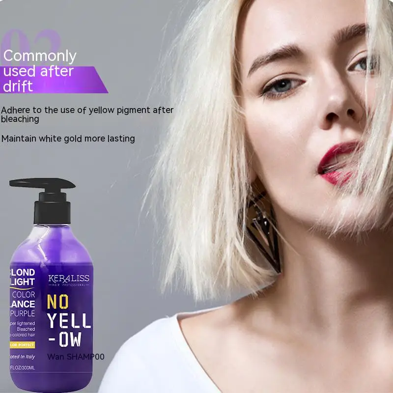 

Remove Yellow Hair Shampoos Professional Blonde Bleached Highlighted Shampoo Revitalize Effective Purple Shampoo For Blonde