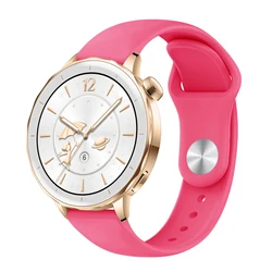Women's Silicone Bracelet, Adjustable 18mm, 20mm, 22mm Strap - Elegant and Versatile Design - 22mm universal (10 orange pink)