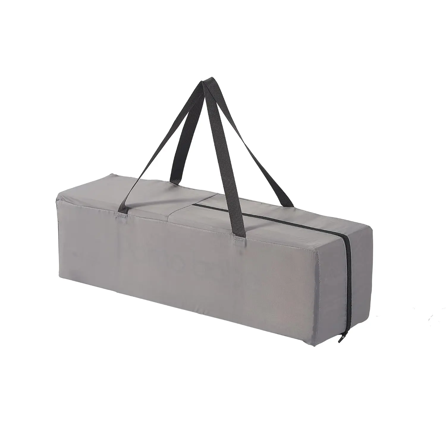 Portable Crib Baby Playpen with Mattress and Carry Bag Grey 6