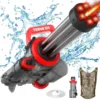 2024 Strongest Gatling Electric Water Gun Toy With Light Shooting Water Gun Summer Beach Pool Toys for Boy Adult Children Gifts 1