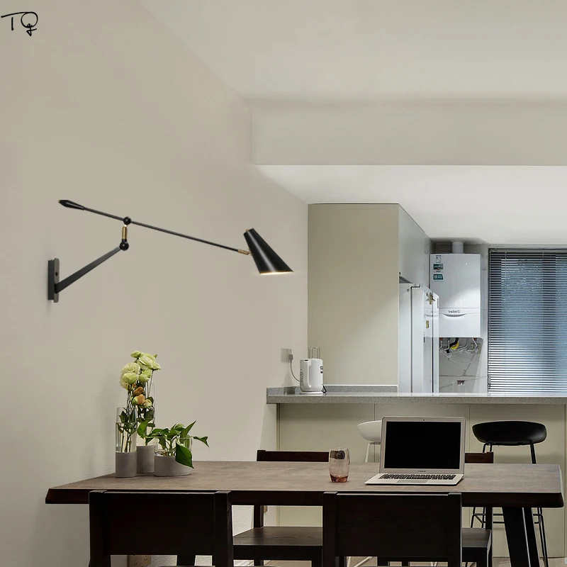 Luxury Industrial Swing Arm Wall Lamp 3