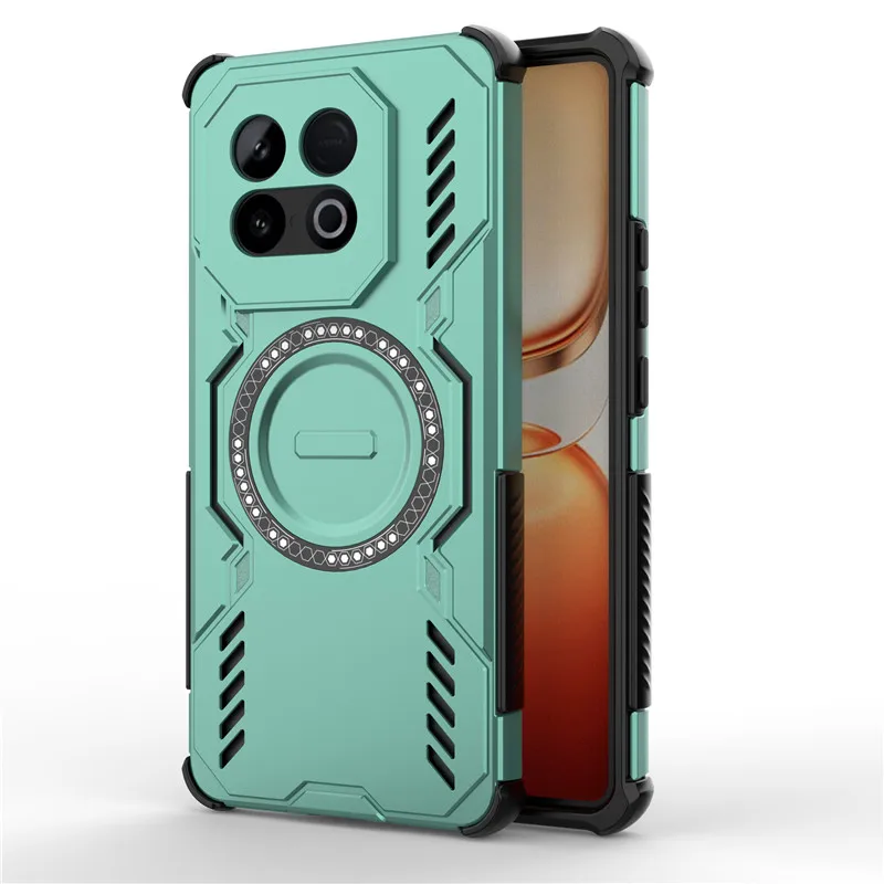 For ViVo iQOO Z10 Turbo Case Cover Heat Dissipation Magnetic