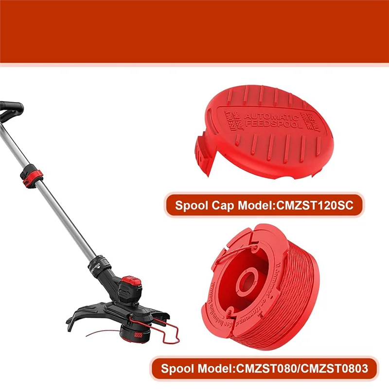 A21Q -CMZST080/CMZST0803 장인 모델과 호환 가능: CMCST910 시리즈, 6라인 스풀 + 1 캡 + 1 스프링