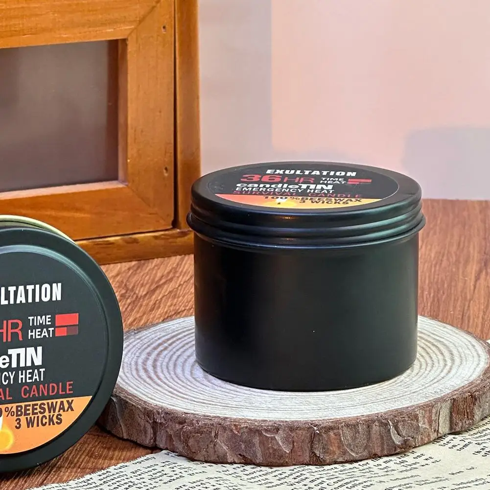 Soy Wax Emergency Candles with 3 Wicks for Blackouts and Home