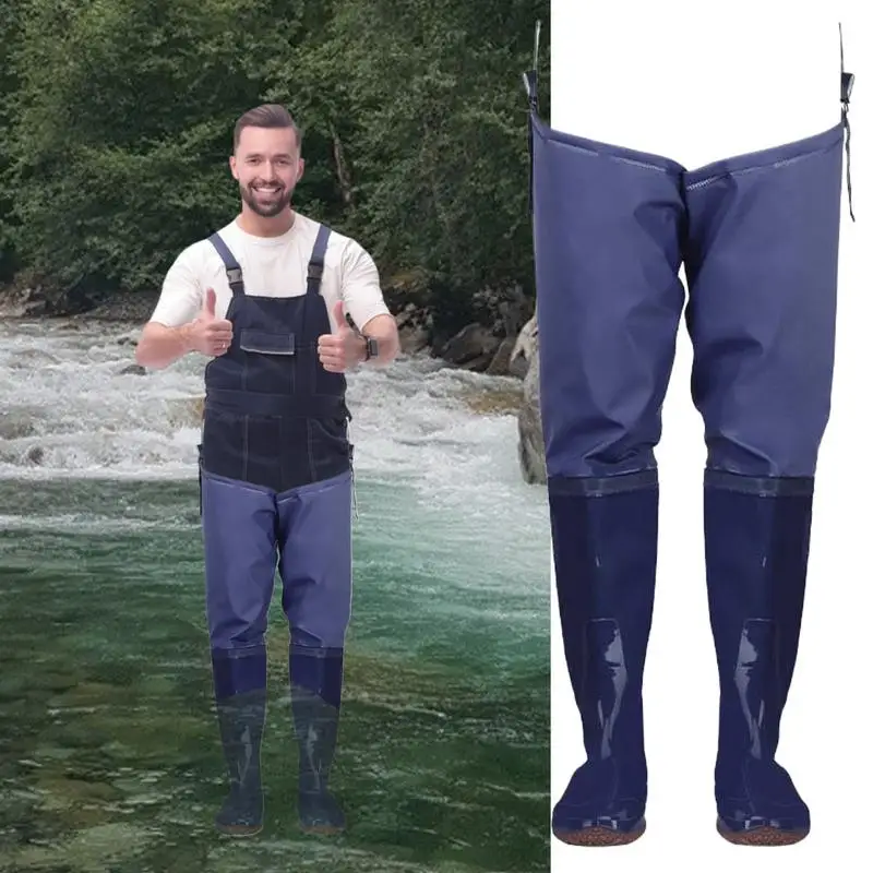 Chest /Stockingfoot Hip Waders With Boots 2
