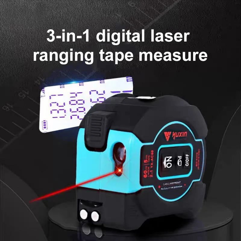 3 In 1 Laser Tape Measure Rangefinder Highprecision Intelligent
