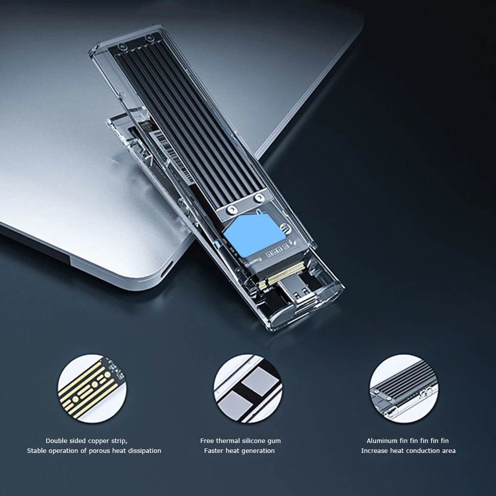 ORICO TCM2F-C3 NGFF to TYPE-C M.2 SSD 박스 솔리드 스테이트 드라이브 하드 드라이브 디스크 케이스