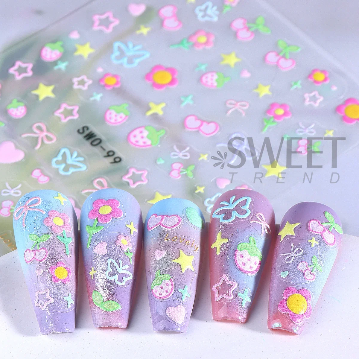 3D Nail Art Sticker Set 5