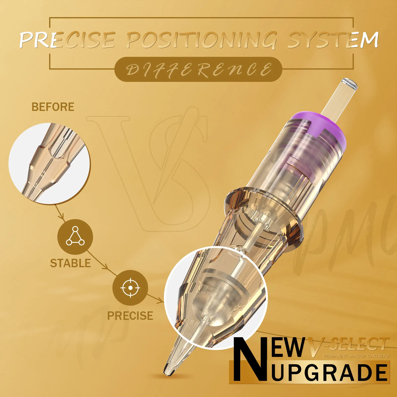 EZ Cartridge Tattoo Needles PMU SMP V Select  Micropigmentation Permanent Make-Up Eyelinver Lips Eyebrows Microblading 5