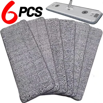 6/1PCS Replacement Microfiber Mop Pads Household Washable Spray Mop Cloth Household Portable Mop Head Cleaning Cloth Pad 33x12cm 1