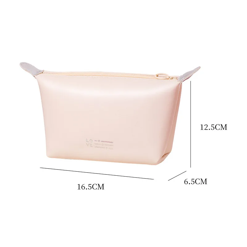 Large Capacity Stylish Leather Cosmetic Bag Handbag Travel Toiletry Makeup  Bag - Cosmetic Bags & Cases - AliExpress