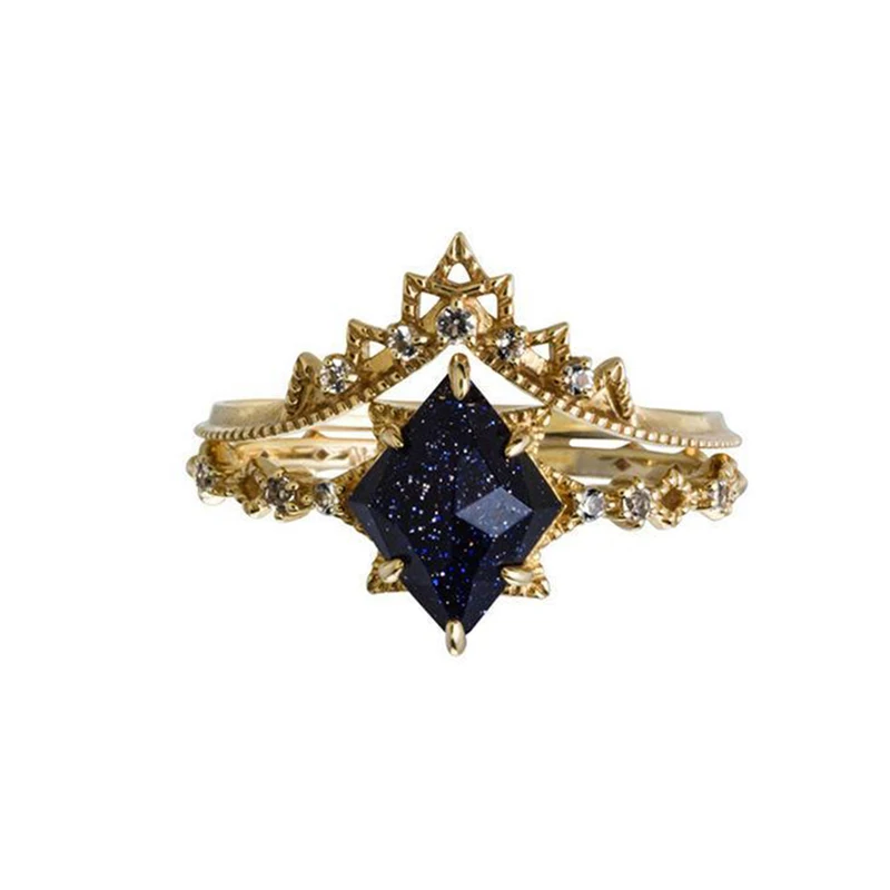 Adjustable Starry Night Ring Set