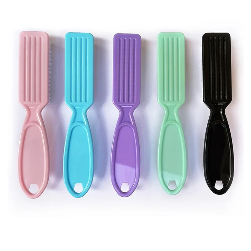 12PCS Nail Brush Cleaning Remove Dust Powder Plastic Cleaner for Acrylic UV Gel Nails Art Manicure Nail Care Accessories 3