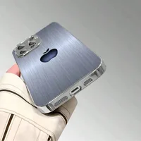 For iPhone Case for X/XS /XS MAX/XR / 11/12/13/14/15/16/17 Pro MAX Plating Silver “silver apple ” Toughened Glass Design - Image 4
