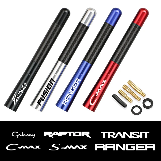 Voor Ford Fiesta C-Max Transit Galaxy Raptor Ranger Fusion Flex Gt Figo  12Cm Koolstofvezel Radio Auto Antenne Antennes Accessoires - AliExpress