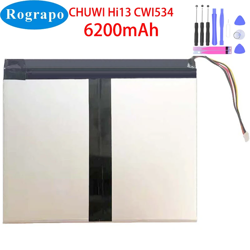 Nuova Batteria Per Laptop 7.6V 6200Mah Per Chuwi Hi13 Cwi534 13.5 "2 In 1 Accumulatore Per Tablet Pc 6 Fili