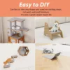 Cat Scratch Protector with Selfadhesive Freeform Cutting Carpet Mat Cat Scratch Protection Furniture Pet Training Sofa Protector 3