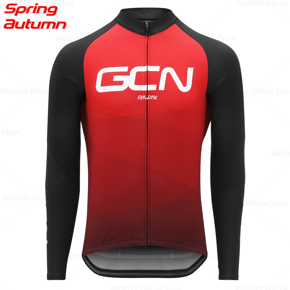 RaudaxGcnCyclingJerseysManLongSleeveCyclingShirtsBicycle