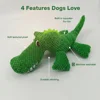 Large Crocodile Dog Toys Resistant Indestructible Plush Big Sound Dog Toy With Squeaker Small Raw Dogs Chew Puppy Pet Supplies 3