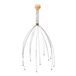 Enhanced Handheld Scalp Massager for Deep Relaxation and Stress Relief (Gold 12 claw)