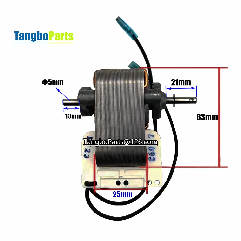 Description Picture 3 of itemStator Thickness 25mm YJ62/300 220VAC 60HZ 35W Shaped Pole Fan Motor For Vacuum Air Pump Air Fryer Oven Furnace