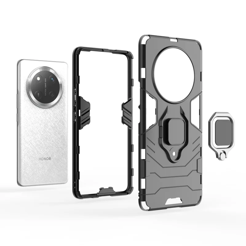Enhanced Shockproof Armor Case with Magnetic Holder Ring
