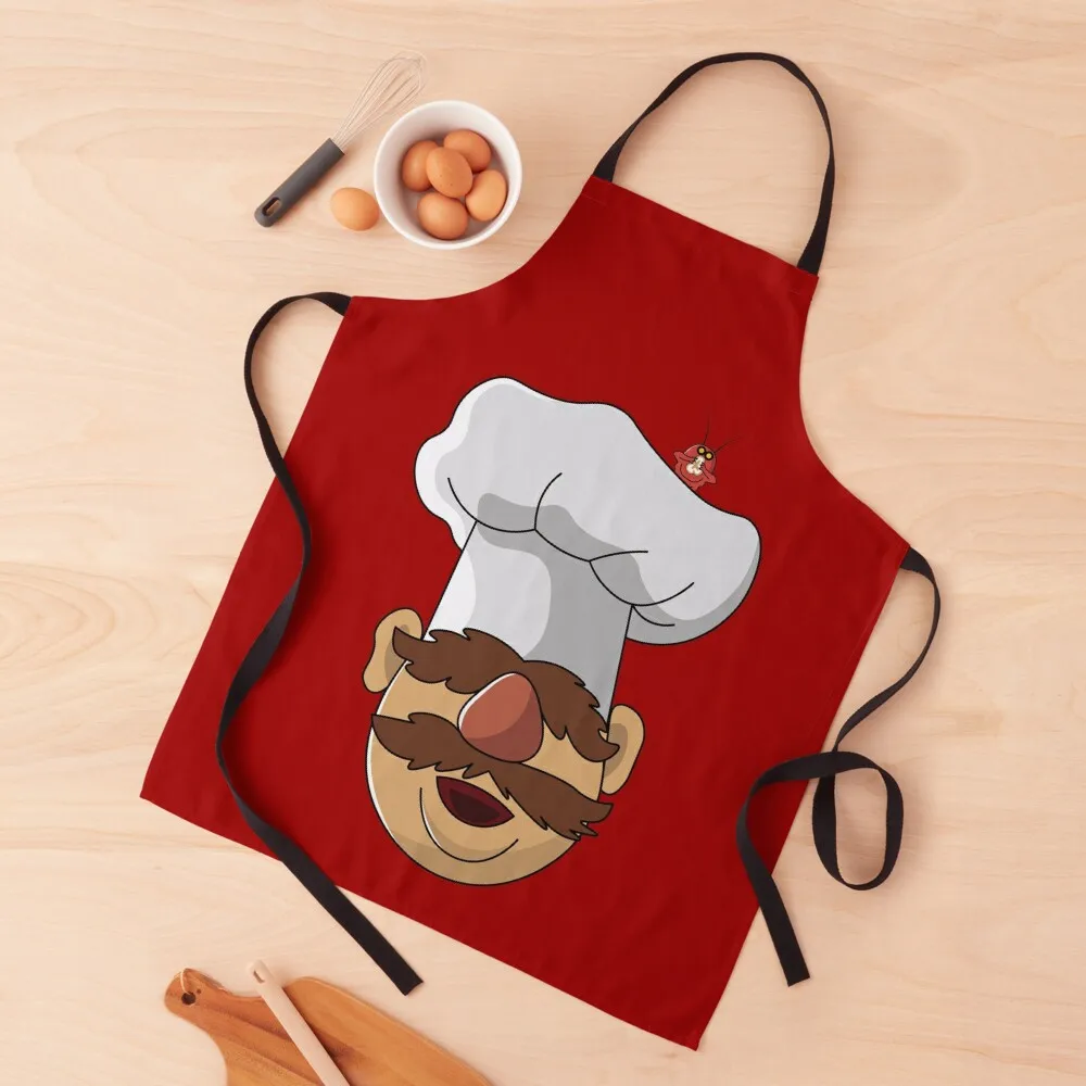 

Vert der ferk Swedish Chef Apron Customizable Woman Household Items Useful Apron