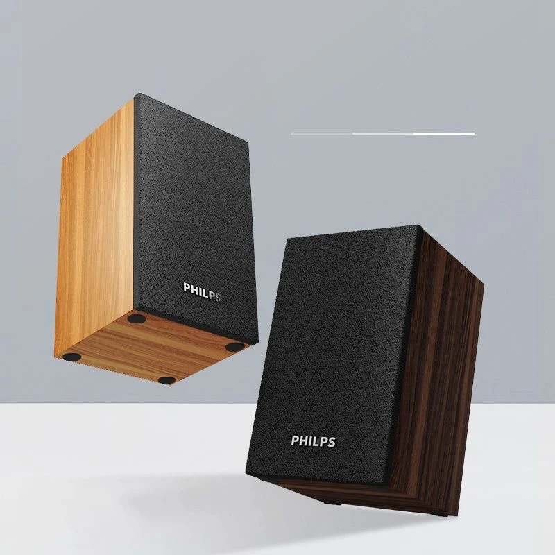 Home HiFi Stereo Sound Subwoofer SPA20 Wood Multimedia Bluetooth Speakers USB Desktop Notebook Computer Loudspeaker Music Player