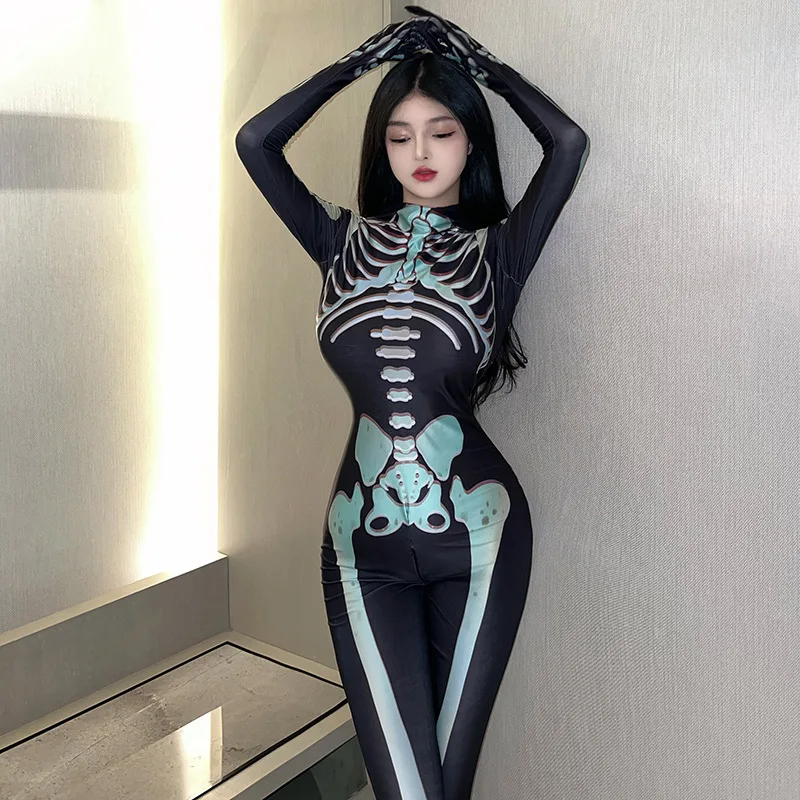 

Cosplay Maid Sexy Costumes For Women Lingerie Role-playing Anime One Piece Tight Passionate Temptation Open Crotch Bodysuit AV05