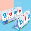 Kids Phonics Flashcards Spelling Words Desktop Calendar English Learnning Spelling Flip Cards Educational Vocabulary Toys 1