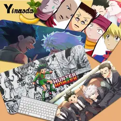 Tapis de souris dessin animé hunter x Hunter, grande taille XL, bord de verrouillage, tapis de clavier, pour Cs Go LOL, qualité supérieure 