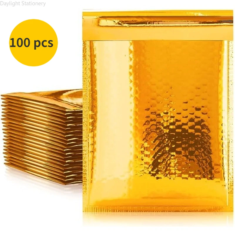 100pcs-goldenbubble-envelopes-bags-for-shipping-bags-bubble-mailer-padded-packaging-waterproof-packaging-bag-thicken-postage-bag