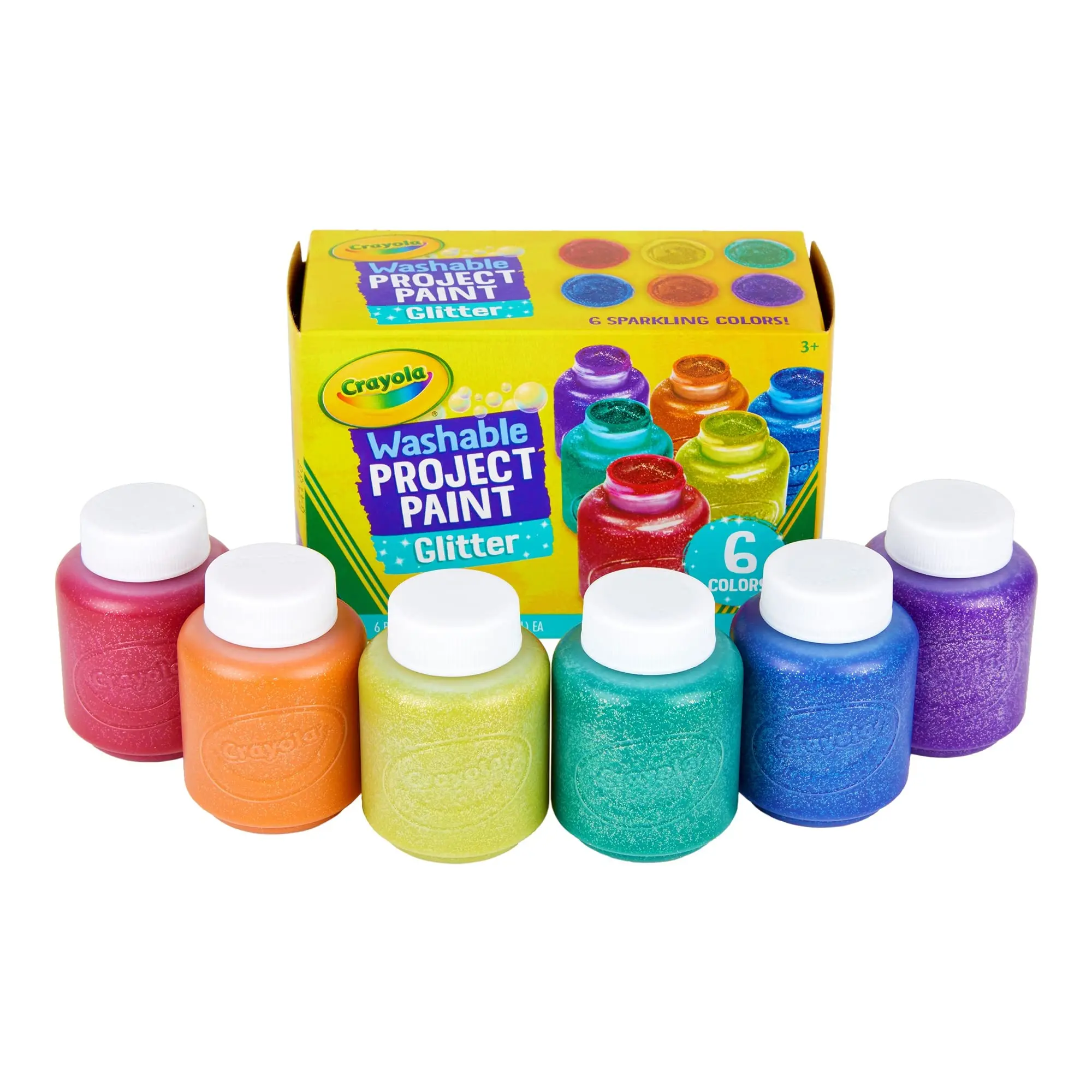 Crayola Washable Finger Paint - Set of 6