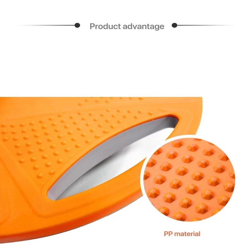 Balance Board Portable PP Skid-Proof 360&deg;Circular Wobble Yoga Cardio Pedals Home Gym Fitness Core Stability Waist Twist Trainer