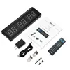 Portable Gym Workout Timer, Fitness Clock Count Down/Up Clock Stopwatch With Remote Sports Training Garage Interval Timer 6