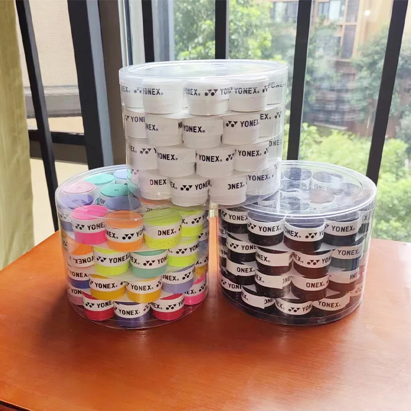 15/30/60pc Original Yonex Tennis Racket Overgrip Anti Slip Sweatband Grips Padel Shock Absorption Grip Tape Training Accessories