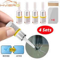 4PCS Windshield Repair Front Specialized Auto Kit Crack Solution Three Piece Removal Accessory Support Automobile Cars Cleaning 1