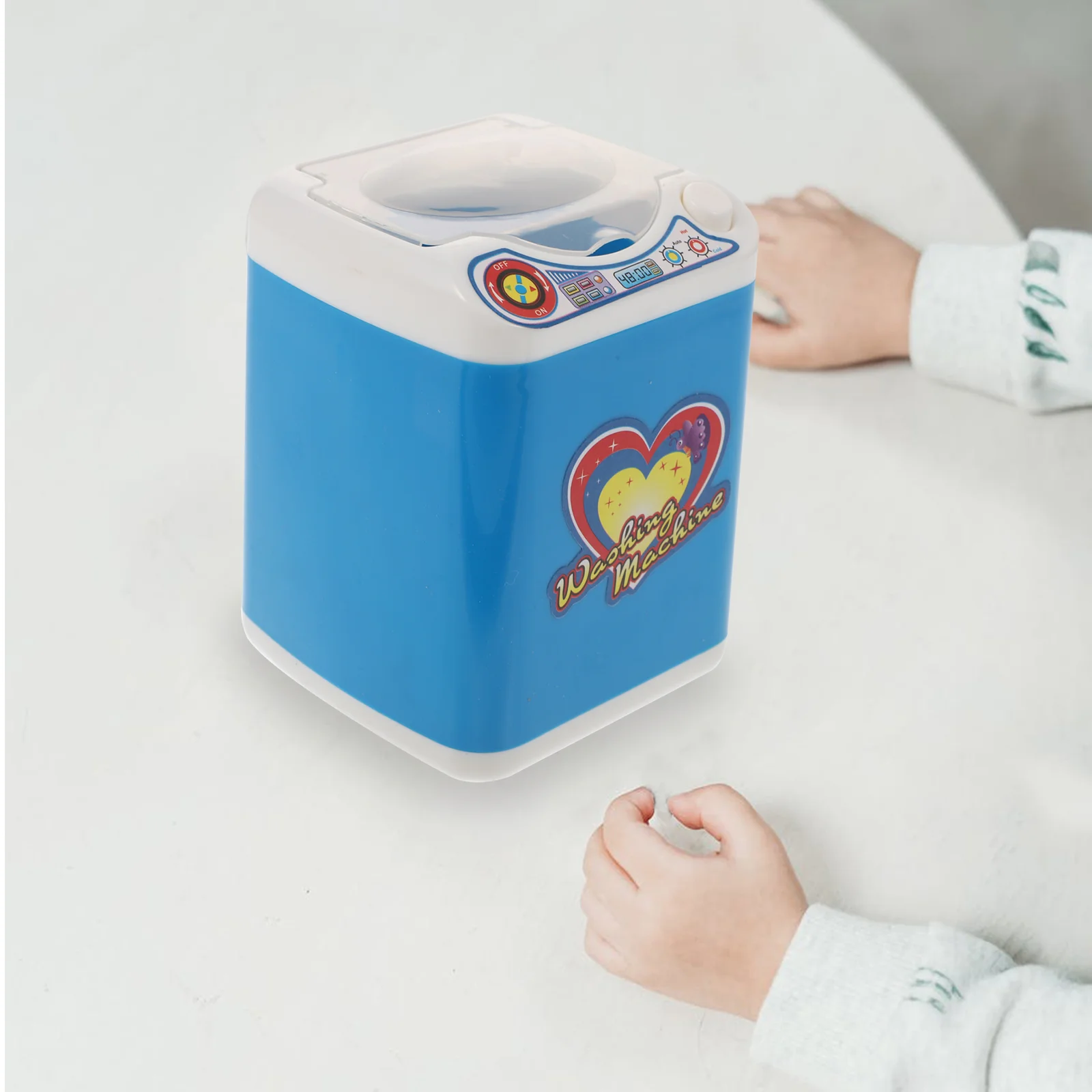 Miniature Simulated Washing Machine Toy Plastic Kid Educational Toys Safe Children Home Appliance Playset Fine