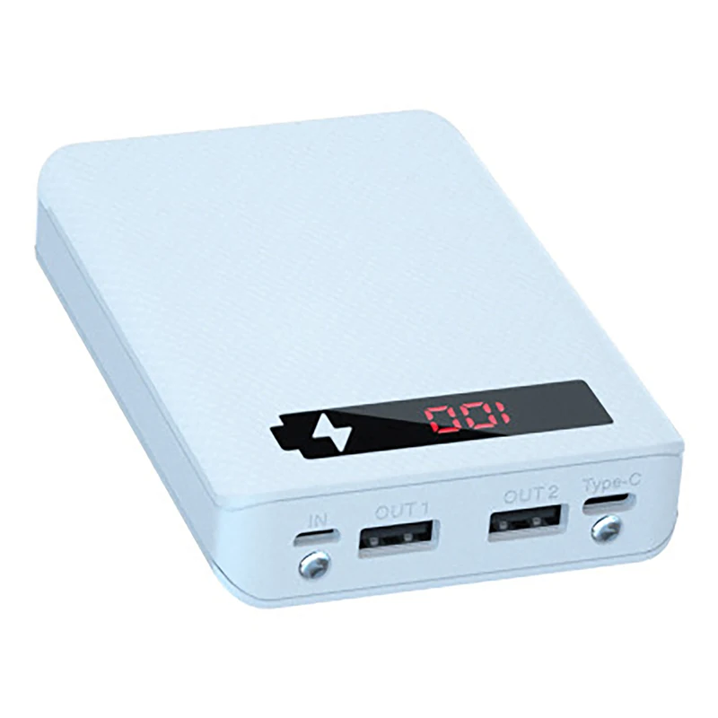 Detachable Soldering-free Battery Pack Can Hold 5x18650 Batteries Power Bank Case DIY Mobile Power Shell Kit
